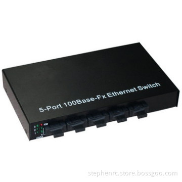 5 Port Fiber Optic Switch